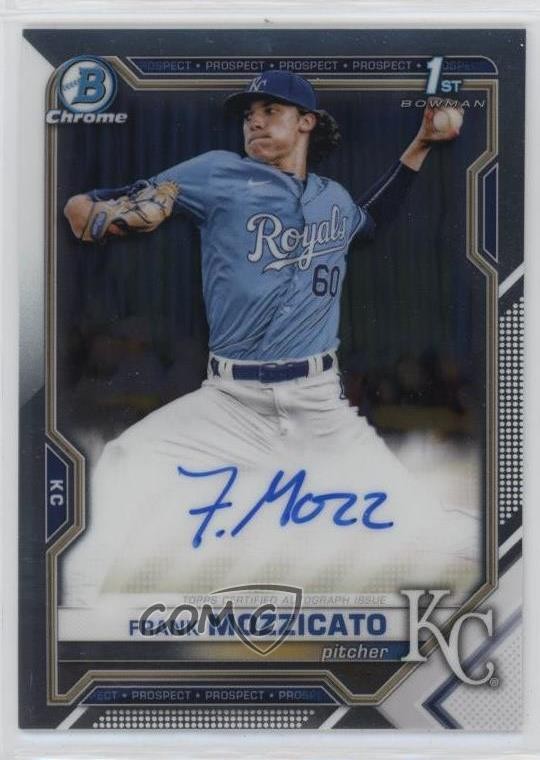 2021 Bowman Draft Chrome Draft Pick Auto Frank Mozzicato #CDA-FM Auto 17yt