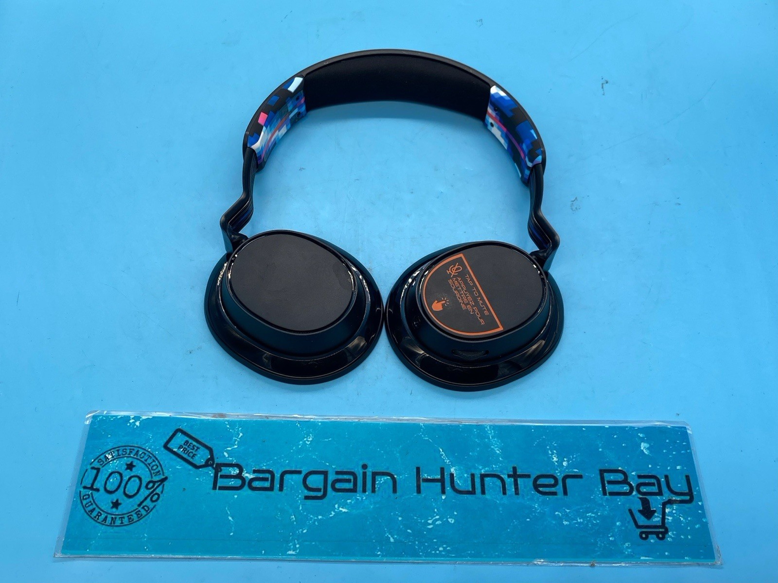 *FOR PARTS*Skullcandy SLYR PlayStation Over-Ear Wired Gaming Headset  Black/Blue