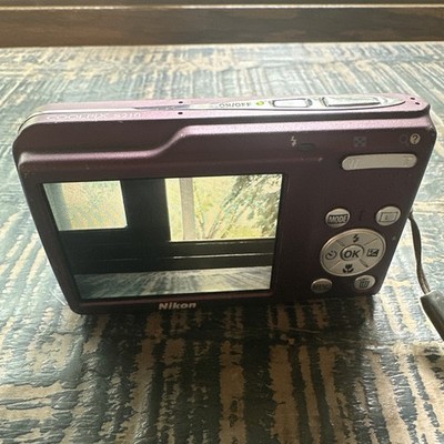 Nikon COOLPIX S210 Camera Plum Camera 8 MP Tested Working