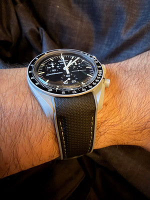 Silicone Rubber Strap 20mm for Luxury Moon Models Seamaster Waterproof