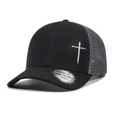 Christian Hats for Men Women,Jesus 3 Nail Cross Hat Christian Religious Gifts...
