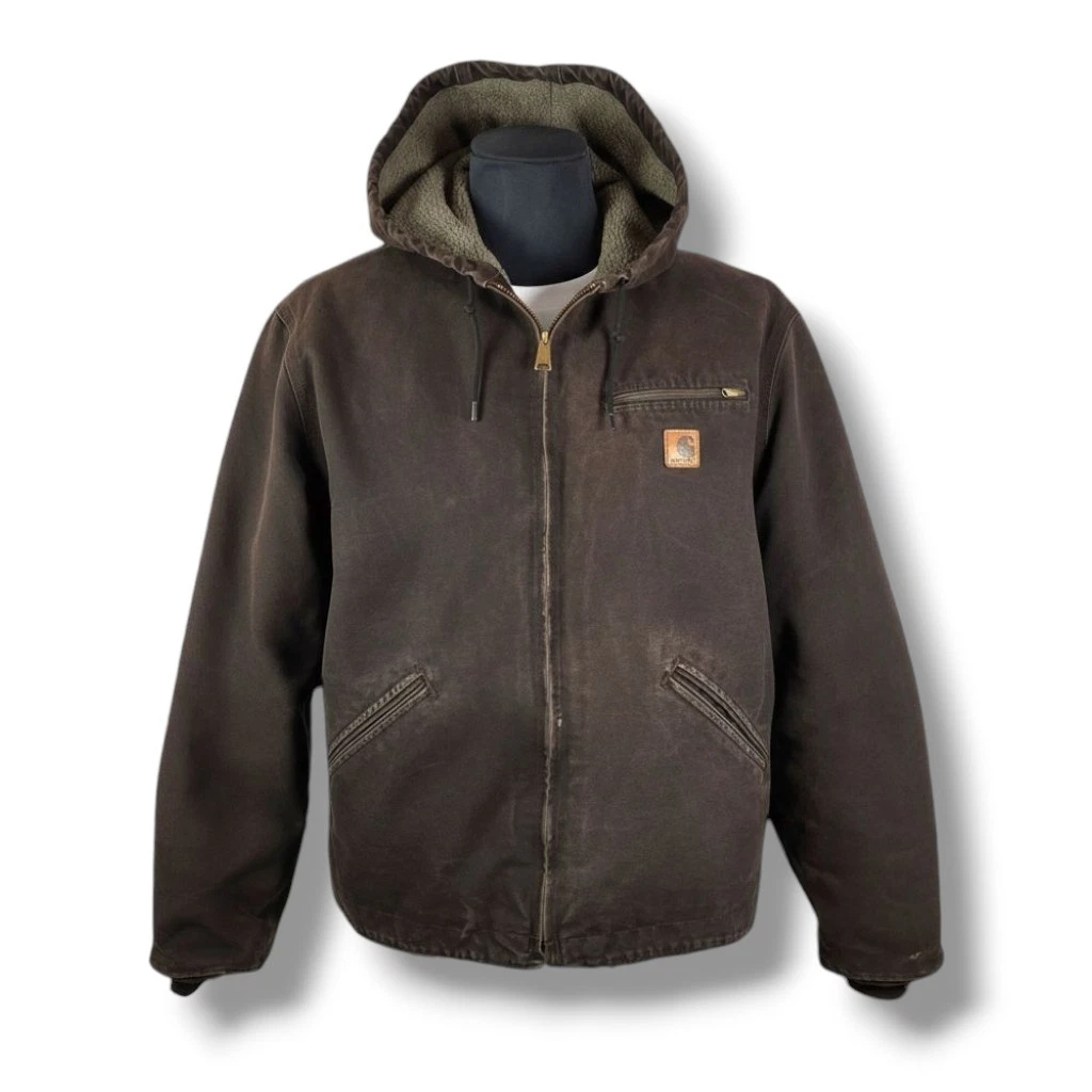 ジャケット・アウター Carhartt J141 BLK 楽天市場】Carhartt カーハート Sherpa Lined Jacket ダック シェルパ