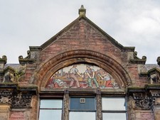 Photo 6x4 Tiled Arch former Rose Street Foundry Offices Inverness 96-104  c2017