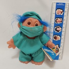Vintage 1986 Thomas DAM Troll Doll Doctor Surgeon Nurse Scrub Outfit 5 Norfin