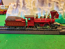 HO Scale Pocher V&TRR JW Bowker 2-4-0 Steam Locomotive & Tender Set Tested!
