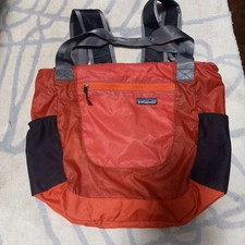 Patagonia Borsa da Viaggio 2 Vie Zaino Compatto Riutilizzabile Rosso Usato