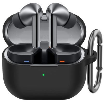AhaStyle Silicone Case for Samsung Galaxy Buds Buds3/Buds3 Pro, Black
