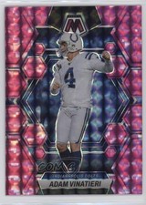 2023 Panini Mosaic Pink Camo Mosaic Prizm Adam Vinatieri #98 0c4o
