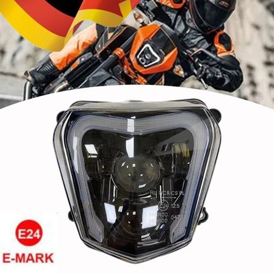 E24 LED-Scheinwerfer with DRL&Hi Low für KTM Duke 2012-2019 690Plug & Play