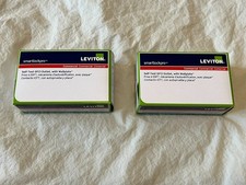 Leviton GFNT1-W LOT OF TWO 15A Self-Test SmartlockPro Slim GFCI Outlet White NIB