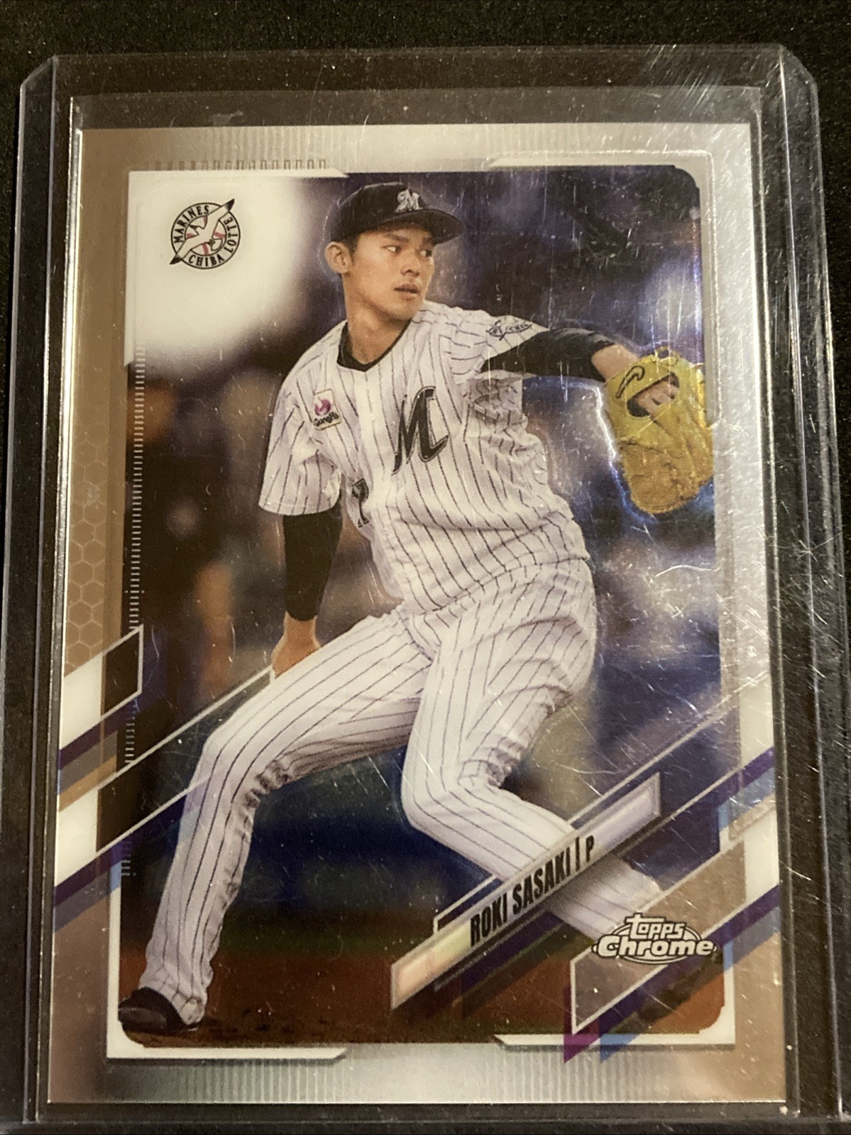 2021 Topps Chrome NPB Nippon Professional Baseball - Roki Sasaki #194 (RC)