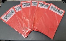 6 Pack of Stretchable Textbook Covers- Red