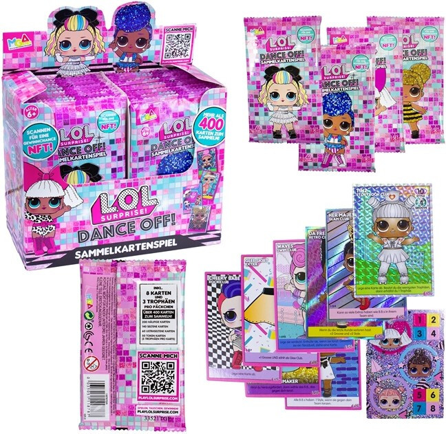 L.O.L. Surprise Dance Off Sammelkartenspiel 24 Packs Display Box