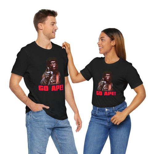 El planeta de los simios Go Ape! Camiseta, Cult Sci-Fi Retro Vintage 1968 - Imagen 7 de 11