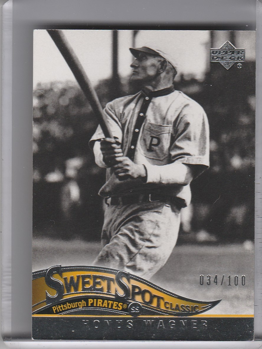 2005 SWEET SPOT CLASSIC #39 HONUS WAGNER PITTSBURGH PIRATES HOF 34/100 9177