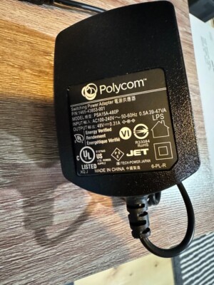 Lot of 9 Polycom 1465-43637-001 PSA15A-480P Power Supply VVX