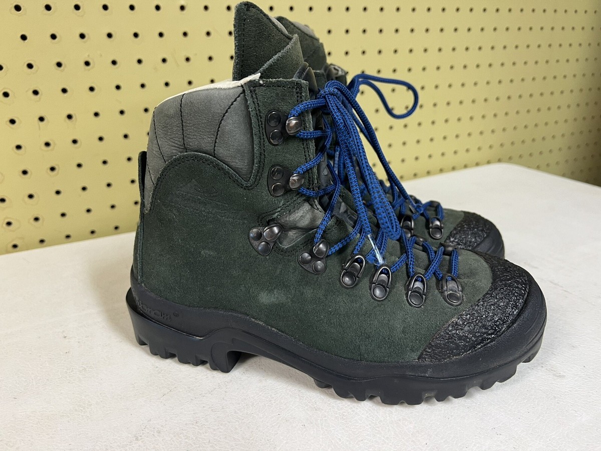 Montrail Hiking Boots Women's 7 Green Leather Lace Waterproof