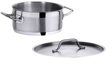 Contacto 2209/400 Bratenfopf 15 Liter mit Deckel Suppentopf Kochtopf Edelstahl