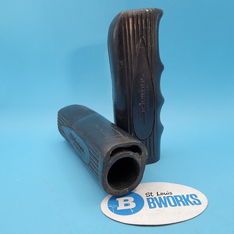 Vintage 70's Schwinn Grips Cushion Comfort Approved Cruiser Klunker Suburban a29