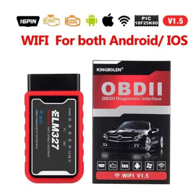 KINGBOLEN OBD2 ELM327 WIFI V1.5 Diagnosegerät Tests Scanner Für Android IOS PKW