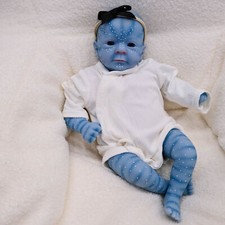 Reborn Baby Dolls 19in Realistic Adorable Avatar Poseable Limbs Soft Cloth Body
