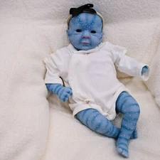 Avatar 19" Toddler Reborn Baby Dolls Adorable Realistic Newborn Cloth Body Toy