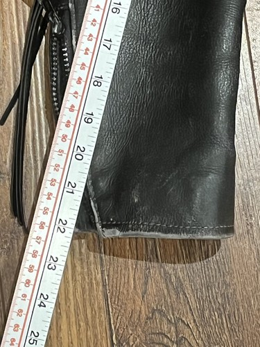 Vintage Harley Davidson Patch Lederjacke Fransenperlen Damen Größe S Look! - Bild 17 von 19