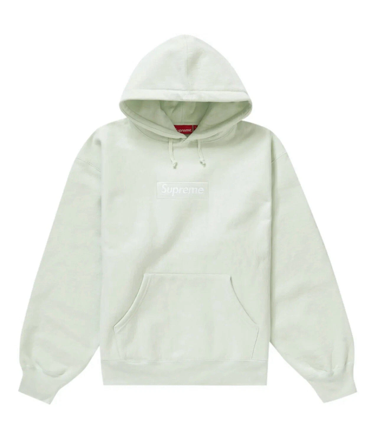 Sweat à capuche neuf SUPREME BOX LOGO TAILLE S VERT CLAIR COMME NEUF FW23