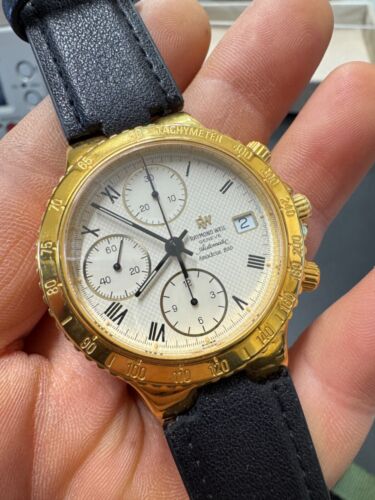 Raymond Weil Referenza 7715 Automatic Chronograph Gold Case PL - Imagen 2 de 12