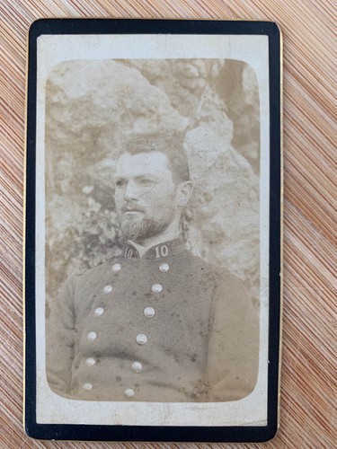 MILITAIRE OFFICIER MÉDAILLÉ CORPS CHASSEURS FORESTIERS, CDV BARCO à