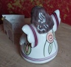 RUSS BERRIE Ceramic Hand-painted Messenger of Light LOVE Angel Bell Ornament NWT — photo 6