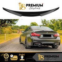 Spoiler Stivale Posteriore Bmw Serie 4 Coupè F32 Stile M4 Ala Labbro Nero Lucido 2013-2020