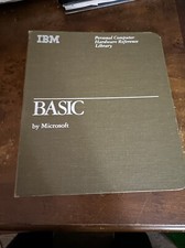 IBM Basic by Microsoft Manual 1981 Vintage Brown Manual and Binder 6025010