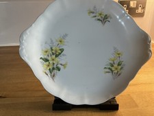 royal albert primrose cake  plate 1960s