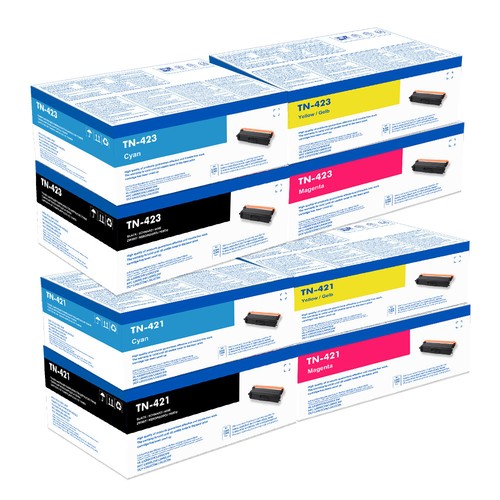 XXL TONER Compatible with Brother TN-423 TN-421 MFC L8690 CDW DCP L8410 HL L8260 - Afbeelding 1 van 13