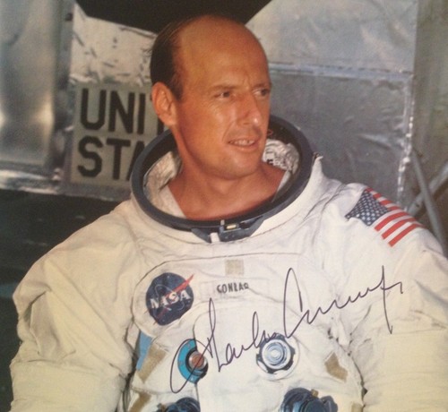 Astronaut Charles Conrad Signed Official NASA Apollo 12 Mission Photograph - Picture 2 of 3