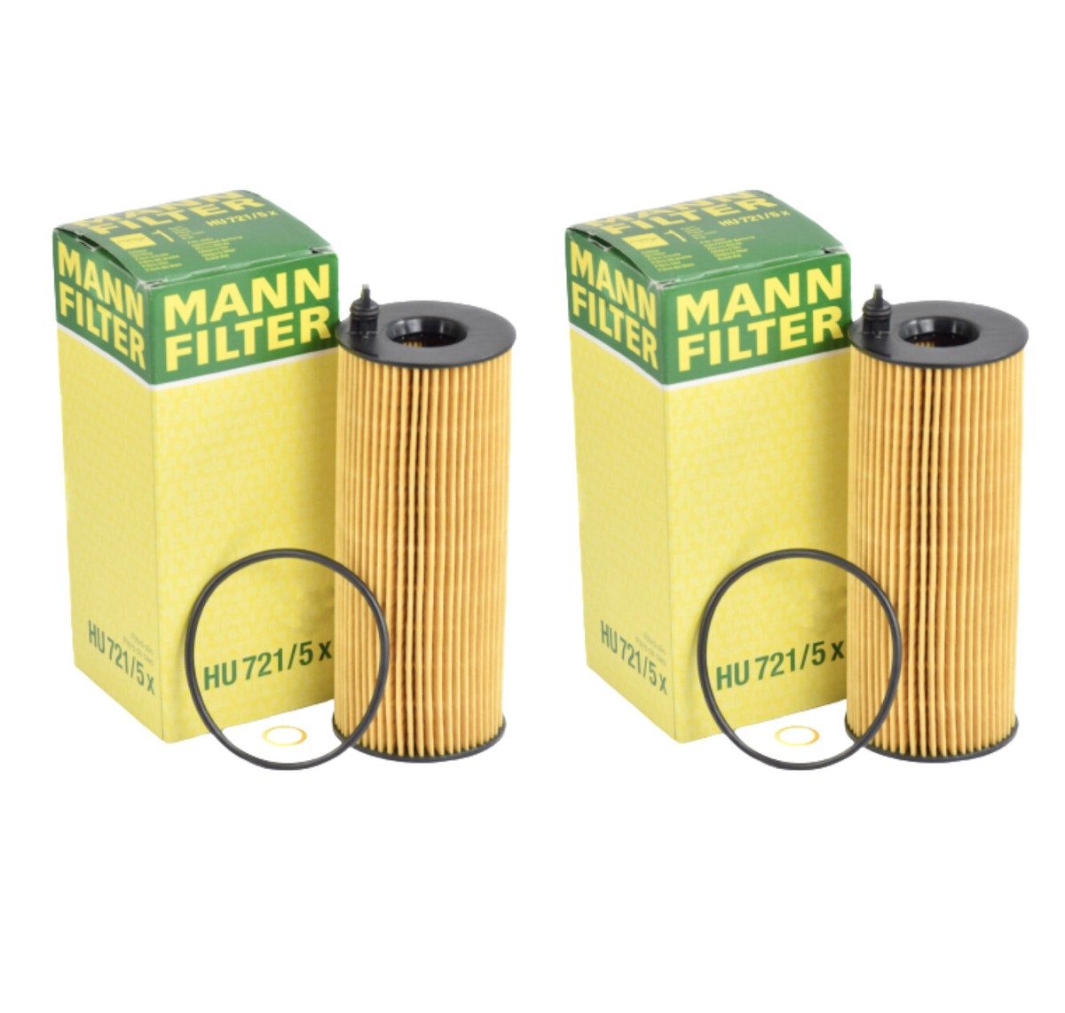 Mann Oil Filter HU721/5X 2Pack 11427805707 | eBay Australia