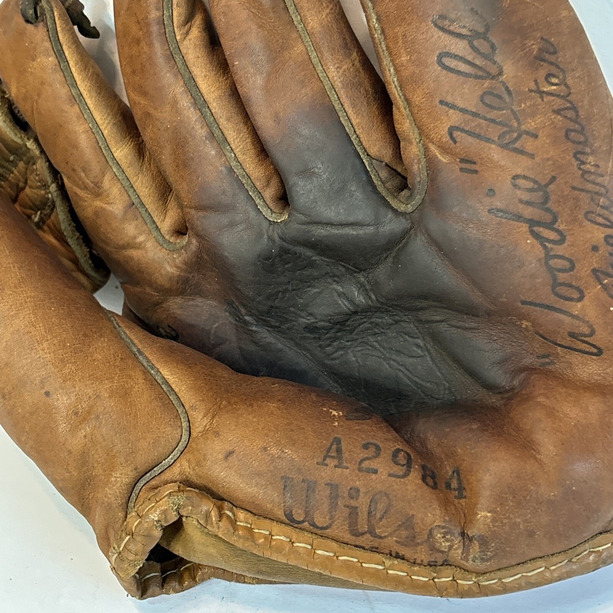 Vintage Wilson U.S.A. Button-Back Matty Alou Fieldmaster Baseball Glove A2970 RH