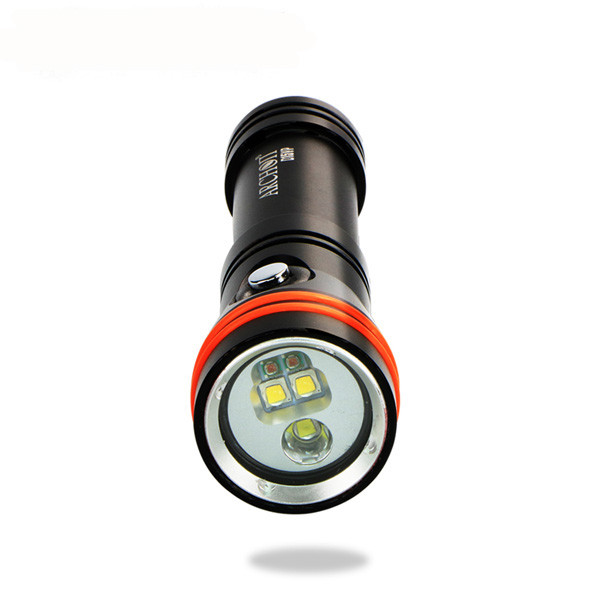 Palmeras D15VP 1300LM dos en uno de vídeo profesional de buceo & Spot LED Linterna 100 Palmeras D15VP 1300LM dos en uno de vídeo profesional de buceo & Spot LED Linterna 100
