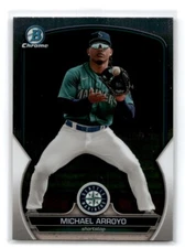 2023 Bowman Chrome Prospects Michael Arroyo #BCP-180 Mariners