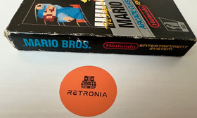 Mario Bros Arcade Nintendo Nes Game NTSC 5 Screw Version Boxed With Manual CIB