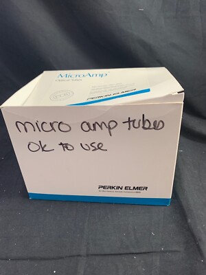 PERKIN ELMER 0.2mL MicroAmp Optical Tubes No Cap N801-0933 1100/Pk