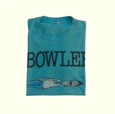 CARTOON COMIC BOOK SUN SPORTSWEAR THE BOWLER HAFFNER 80s 90s VTG T SHIRT SZ M