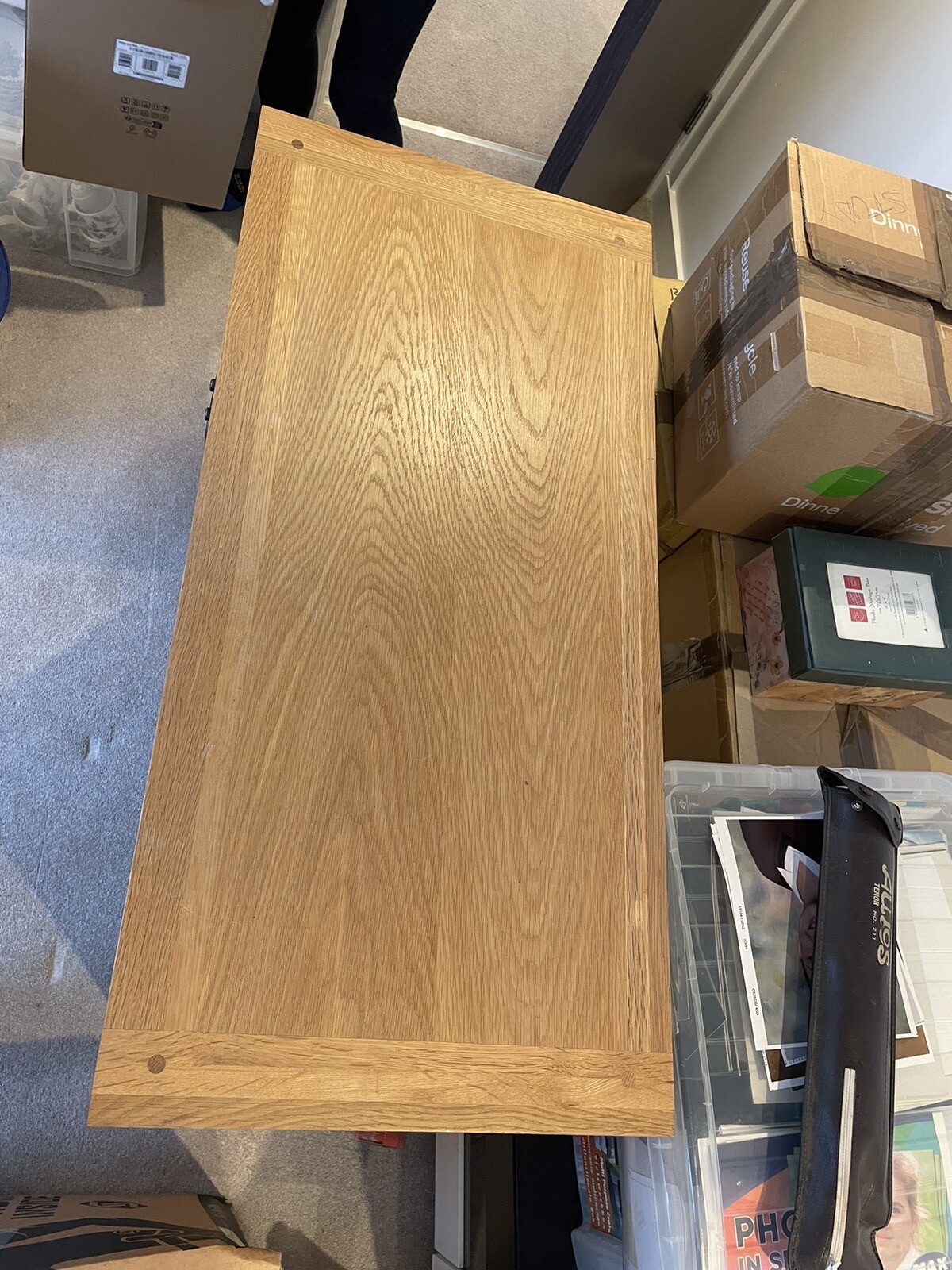 Solid oak chest of drawers eBay