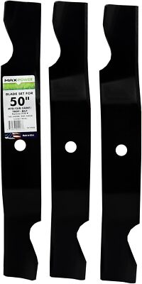 #ad Mower Blade Fits Cub Cadet 50quot; Deck 3 Blade Set 742 04068A 759 04047 $68.99