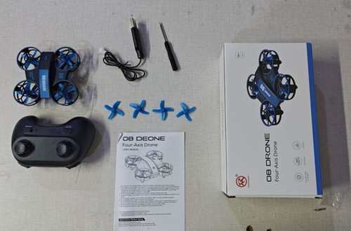 Ferngesteuerte Mini Drohne DE Kinder Anfänger Fernbedienung Quadrocopter - Bild 13 von 13