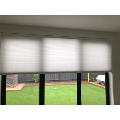 Honeycomb Blind Bright White Size 2411x2056mm Curtains