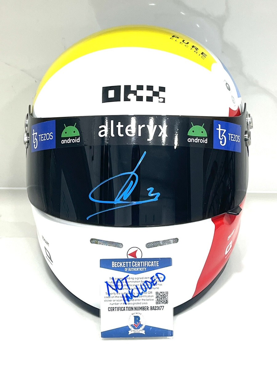 Casque Miniature Signé Lando Norris 2023 - McLaren F1 - Avec Preuve Photo