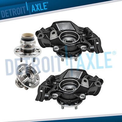 Front Steering Knuckles Rear Wheel Hub Bearing Assembly for 2011 Kia Optima FWD