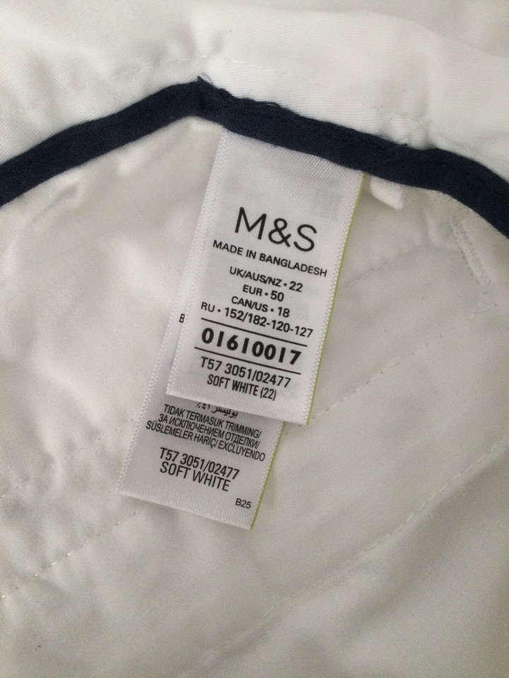 MARKS & SPENCER Ladies Soft White Cargo Shorts Size 22 BNWT eBay